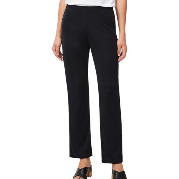 Chico’s black pull on knit pants size large short length - Picture 1 of 8